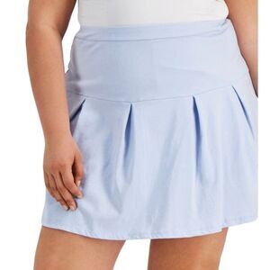 Grayson Threads Black Trendy Plus Size Tennis‎ Skort - Sweet Lilac Size 1X